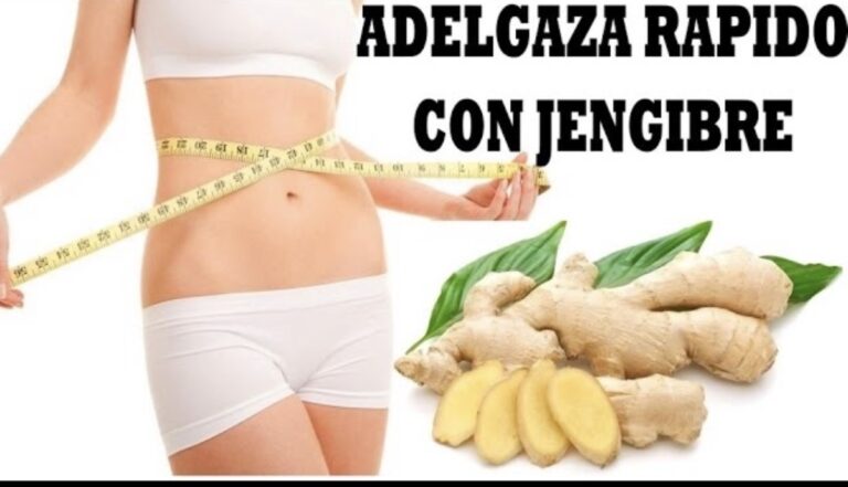 Jengibre, limón y agua para bajar la barriga de forma natural