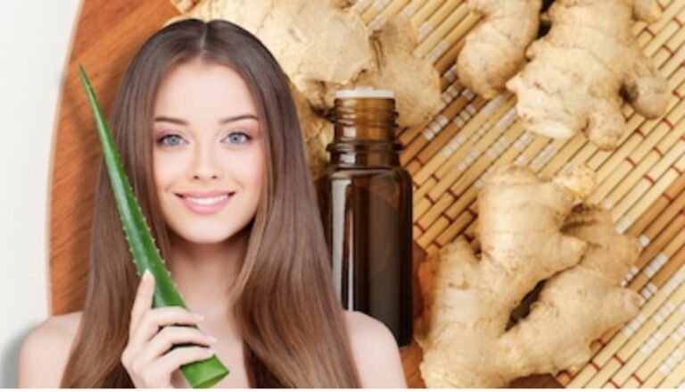 Gotero natural para el cabello de jengibre y sábila: beneficios, preparación y cómo usarlo correctamente