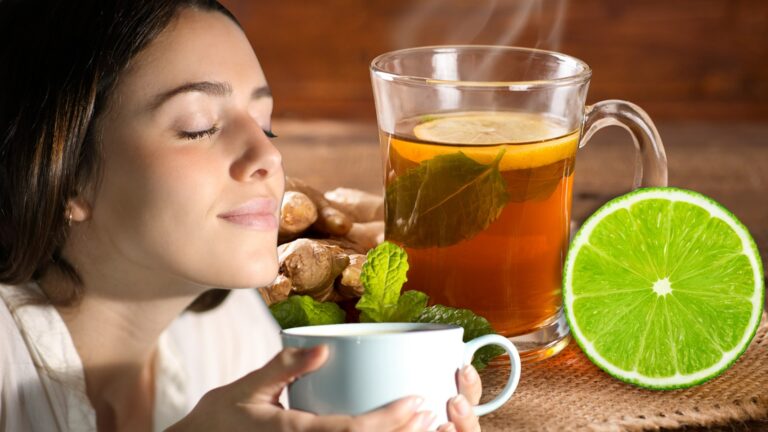 Infusión de Limón, Miel y Jengibre: El Remedio Natural Más Efectivo para la Fiebre y el Resfriado
