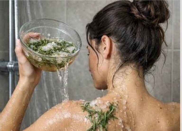 Baño de sal, romero y vinagre: ritual tradicional de limpieza y renovación energética